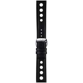 Tissot T852.037.163 Watch Strap 20 mm Black Leather