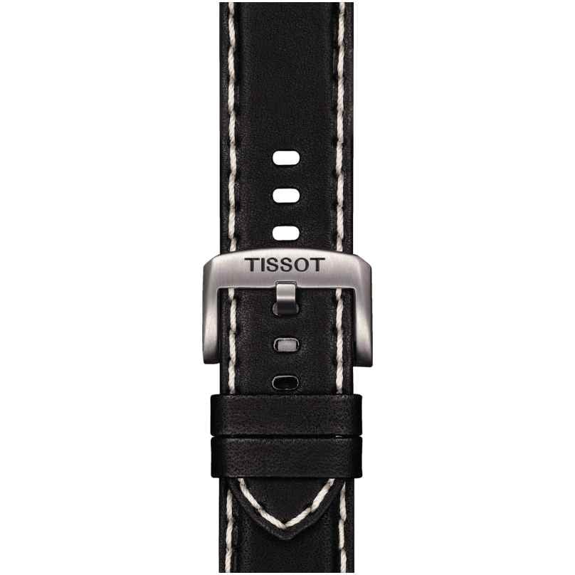 Tissot T852.044.982 Uhrband 22 mm Leder Schwarz 7611608299968