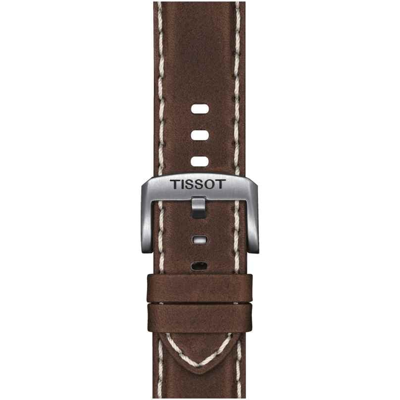 Tissot T852.044.980 Uhrband 22 mm Leder Braun 7611608299951