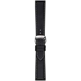 Tissot T852.044.599 Watch Strap 21 mm Leather Black
