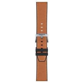 Tissot T852.047.777 Watch Strap 23 mm Leather/Rubber Brown