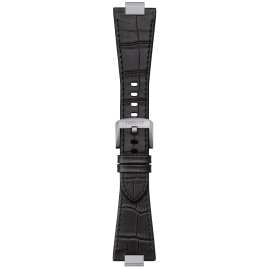 Tissot T852.047.562 Watch Strap Black Leather for PRX Models