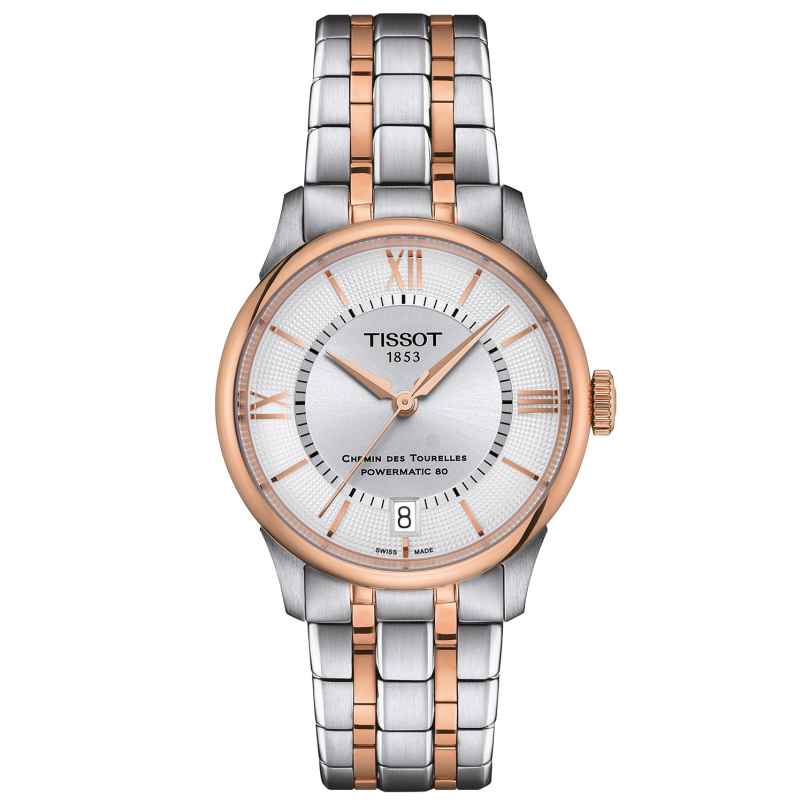 Tissot T139.207.22.038.00 Damenuhr Automatik Chemin des Tourelles Bicolor 7611608307434