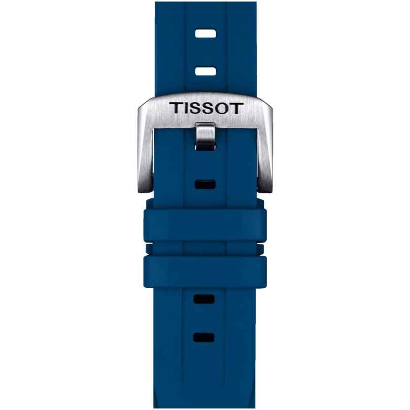 Tissot T852.044.837 Watch Strap 20 mm Rubber Blue 7611608311561