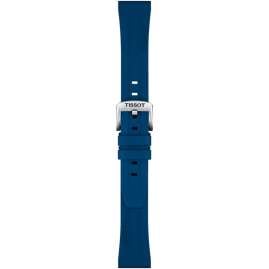 Tissot T852.044.837 Watch Strap 20 mm Rubber Blue