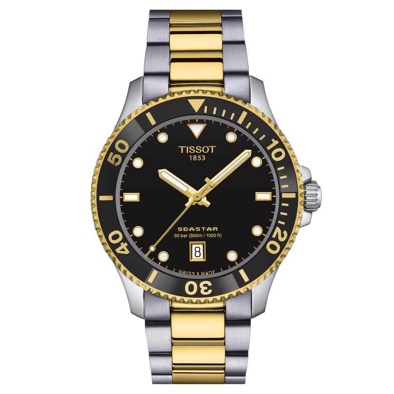 Tissot T120.410.22.051.00 Unisex Diver's Watch Seastar 1000 Two-Colour 7611608311141
