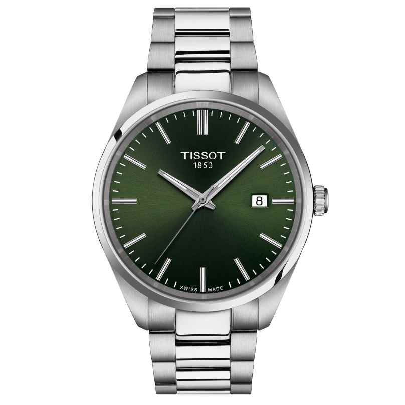 Tissot T150.410.11.091.00 Men's Watch Quartz PR 100 Steel/Green 7611608312773