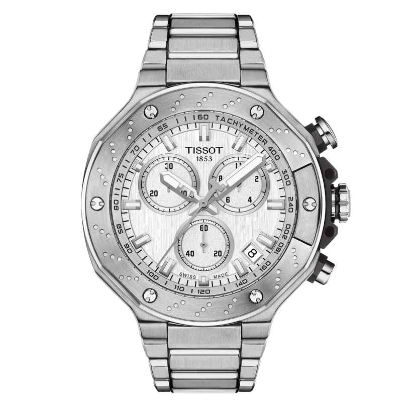 Tissot T141.417.11.031.00 Men's Watch T-Race Chronograph Steel/Silver Tone 7611608308417