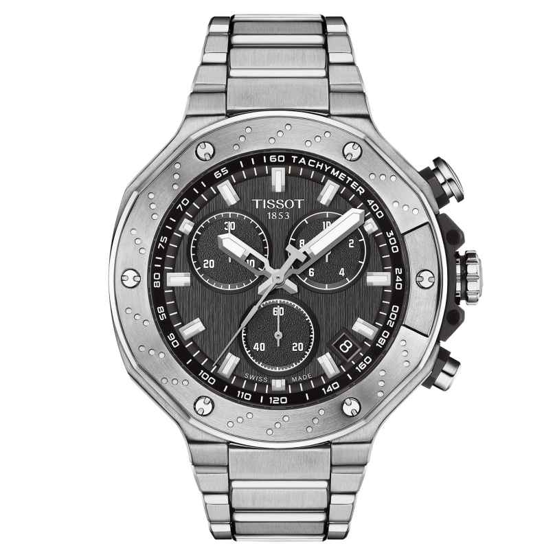 Tissot T141.417.11.051.01 Men's Watch T-Race Chronograph Steel/Black 7611608308370