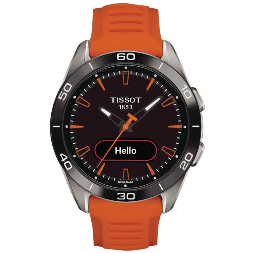 Tissot T153.420.47.051.02 Unisex Watch T-Touch Connect Sport Orange 7611608312360