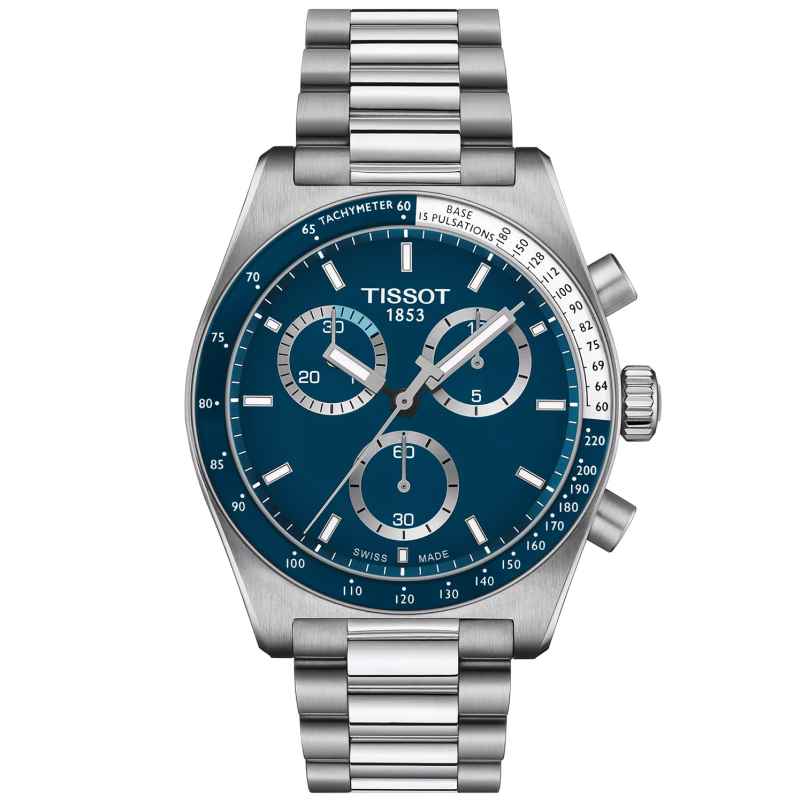 Tissot T149.417.11.041.00 Men's Watch PR516 Chronograph Steel/Blue 7611608313893