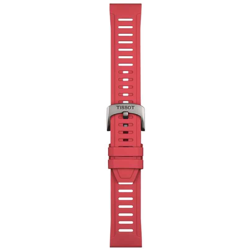 Tissot T852.049.243 Watch Strap 21 mm Silicone Red 7611608312520