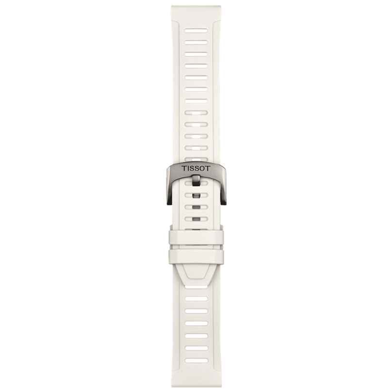 Tissot T852.049.245 Watch Strap 21 mm Silicone White 7611608312582