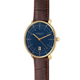 Sternglas S01-HH07-HE01 Men's Watch Quartz Hamburg Dark Blue/Gold Tone