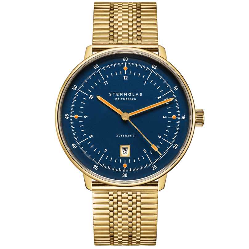 Sternglas S02-HHM07-ME09 Herrenuhr Automatik Hamburg Edition Marine 4262417716325