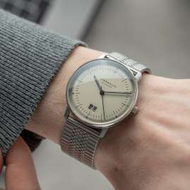 Sternglas S01-NAG26-ME08 Herrenuhr Naos Großdatum Alabaster Super Slim