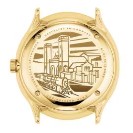 Sternglas S01-BE04-MI05 Herrenuhr Berlin Quarz Milanaise Goldfarben