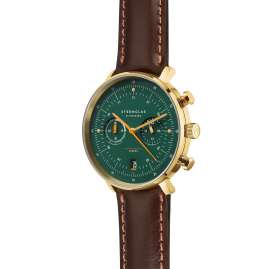 Sternglas S01-HCV22-BR01 Men´s Watch Hamburg Chrono Edition Vintage Brown/Green