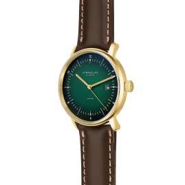 Sternglas S01-NS22-BR01 Herrenuhr Naos Solar Dunkelbraun/Grün