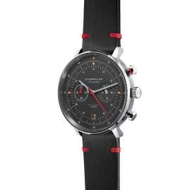 Sternglas S01-HCN03-VI29 Herrenuhr Mecha-Quartz Hamburg Chrono Neuwerk Schwarz