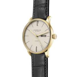 Sternglas S02-BE14-HE03 Men's Watch Berlin Automatic Black/Gold Tone