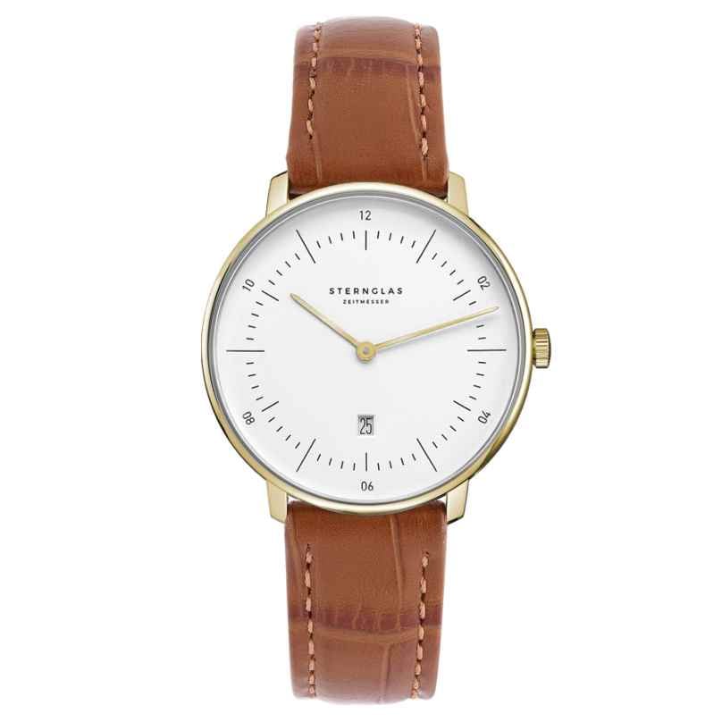 Sternglas S01-ND02-NB01 Women's Wristwatch Naos XS Cognac 4262417710033