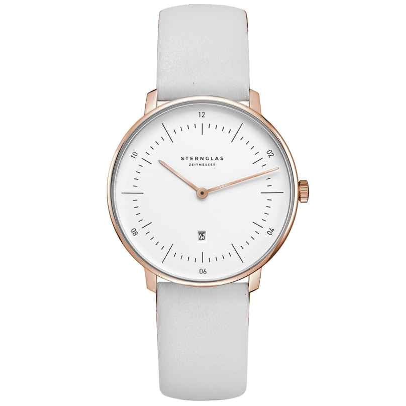 Sternglas S01-ND13-KL14 Ladies´ Watch Naos XS White/Rose Gold Tone 4260493159999