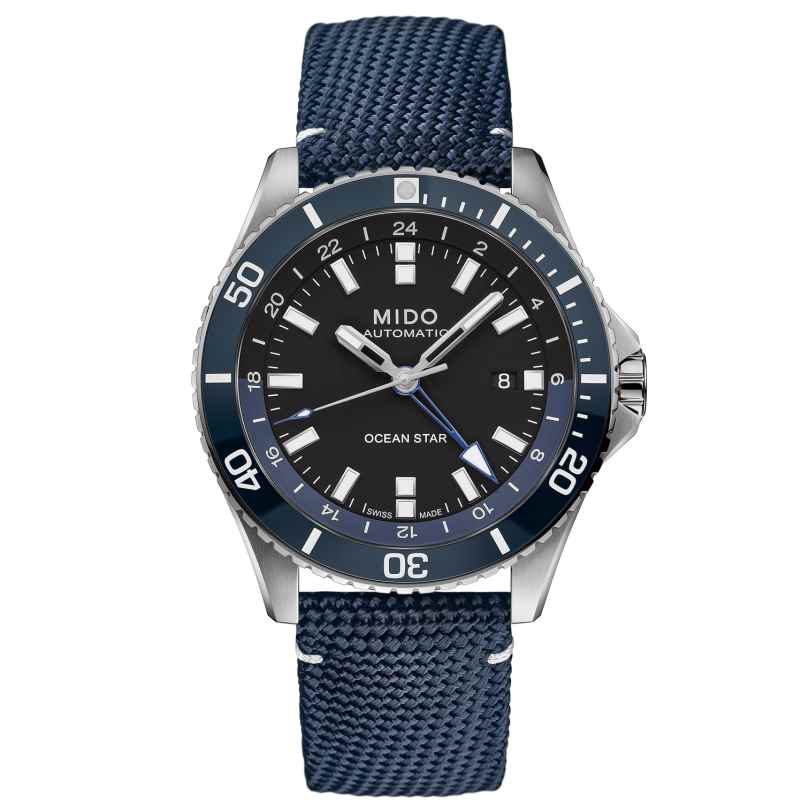 Mido M026.629.17.051.00 Automatic Diving Watch Ocean Star GMT Dark Blue 7612330138884