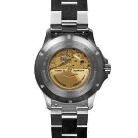 Bauhaus 2862M-3 Herrenuhr Aviation Iron Annie Automatik Stahl/Blau