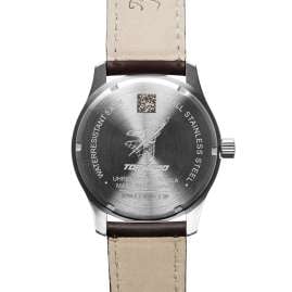 Bauhaus 2744-2 Men's Wristwatch Aviation GMT Tornado Brown/Black