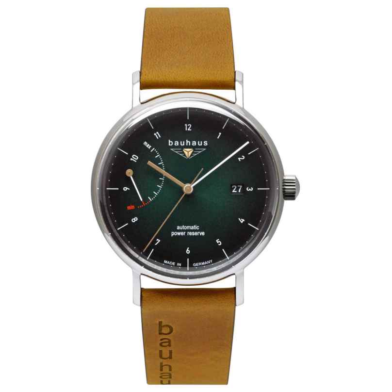 Bauhaus 2160-4 Men's Watch Automatic Brown/Green 4041338216042