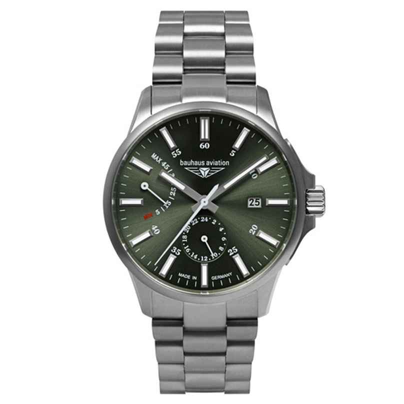Bauhaus 2860-M4 Men's Watch Aviation Automatic Titanium 4041338286090