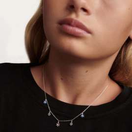 P D Paola CO02-237-U Children's Necklace Les Filles Silver