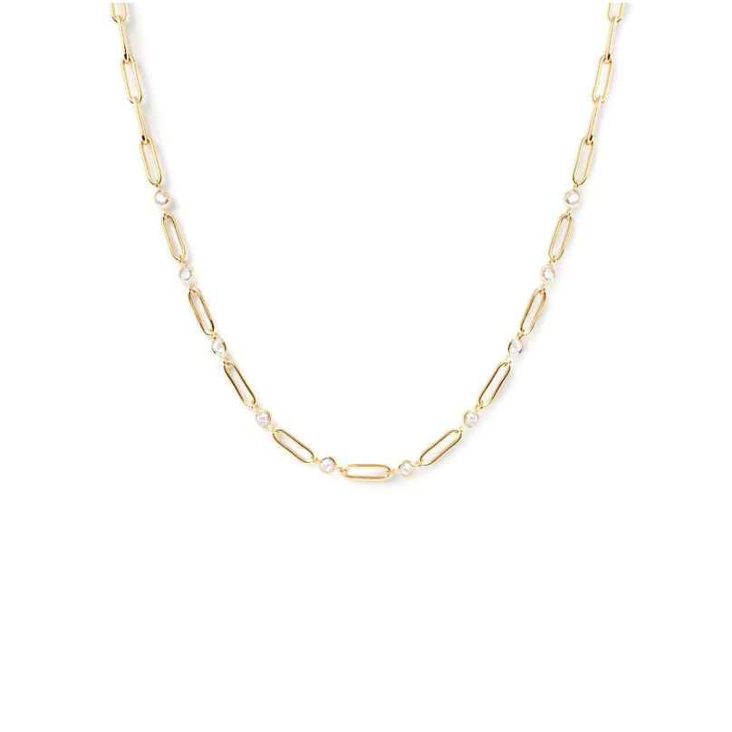 PDPaola CO01-466-U Damen-Halskette Miami Silber vergoldet 8435511726538