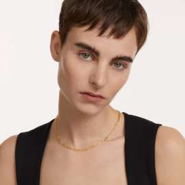 P D Paola CO01-466-U Damen-Halskette Miami Silber vergoldet