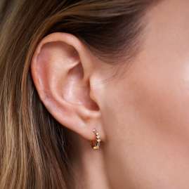P D Paola AR01-219-U Women's Hoop Earrings Ombré
