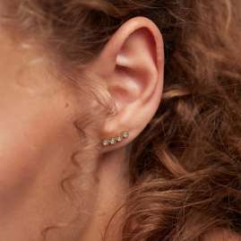 P D Paola AR01-432-U Ladies' Stud Earrings Blue Tide