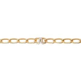 PDPaola PU01-538-U Damen-Armband Buchstabe A Mini vergoldet