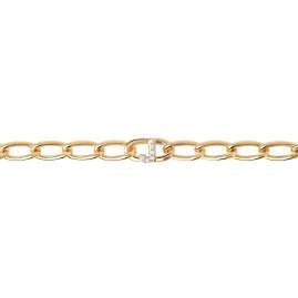 PDPaola PU01-547-U Damen-Armband Buchstabe J Mini vergoldet