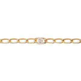 PDPaola PU01-542-U Damen-Armband Buchstabe E Mini vergoldet