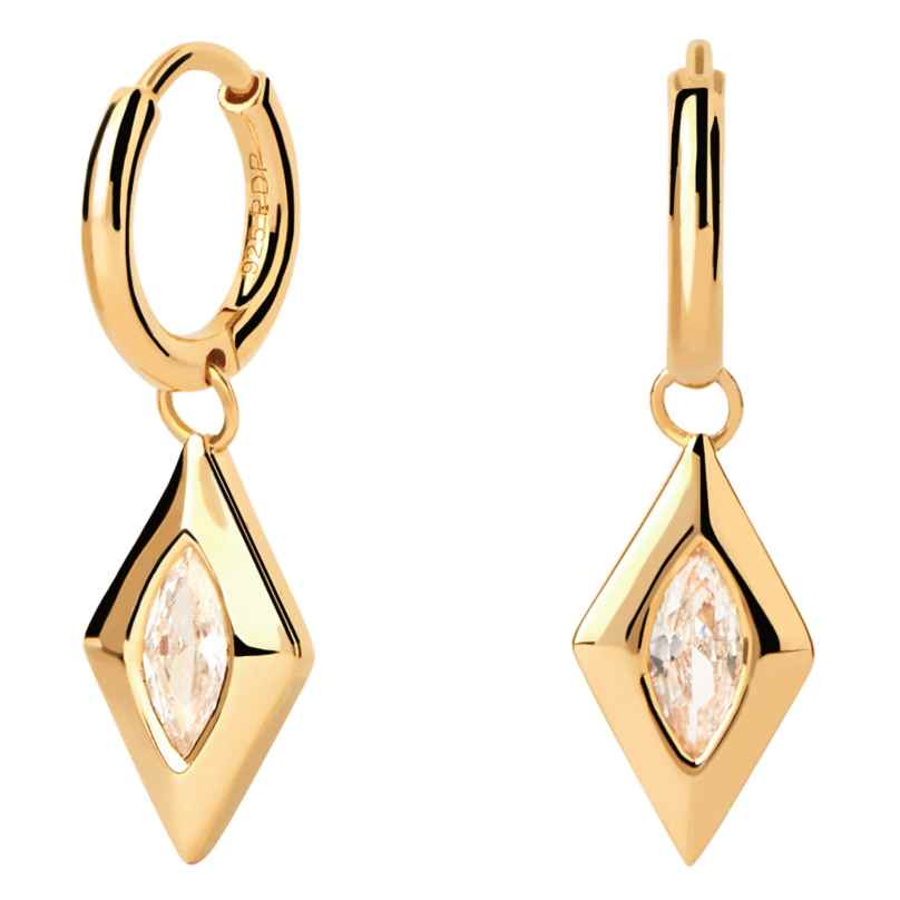 PDPaola AR01-909-U Women's Drop Earrings Kate Gold Plated Silver 8435511743702