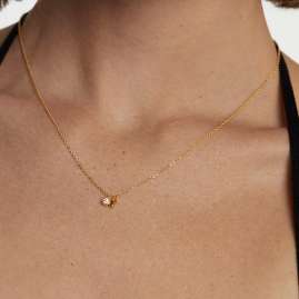 PDPaola CO01-602-U Damen-Kette Water Silber vergoldet