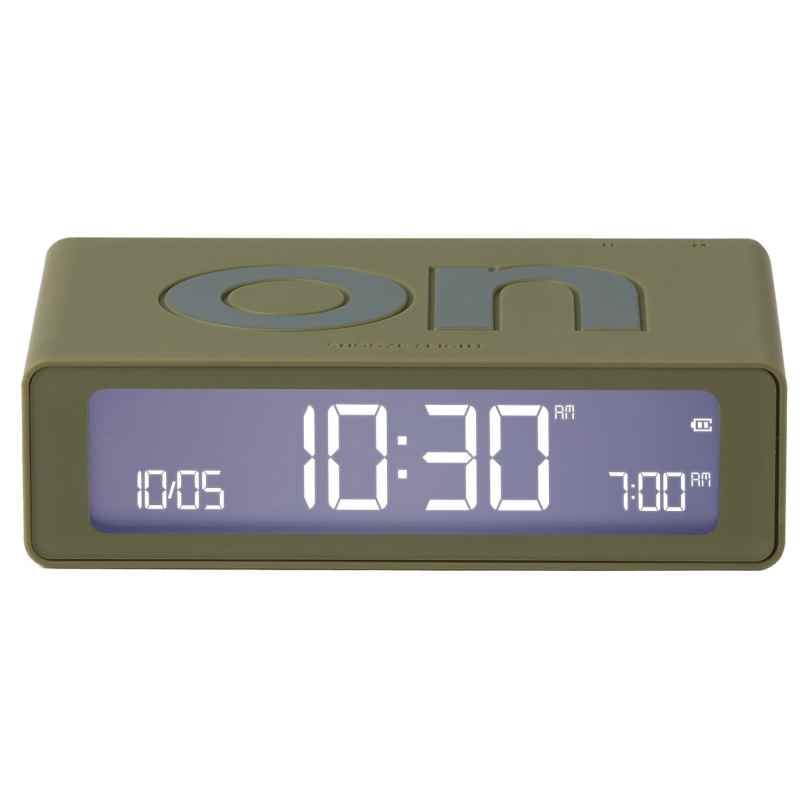 Lexon LR158K9 Digitalwecker Flip Mini Khaki Grün 3660491209619
