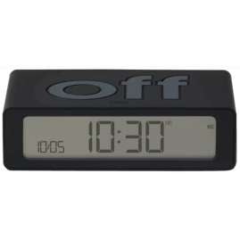 Lexon LR158N0 Digital Alarm Clock Flip Mini Black