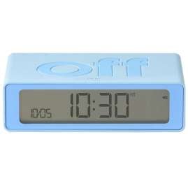 Lexon LR158LB1 Digital Alarm Clock Flip Mini Light Blue