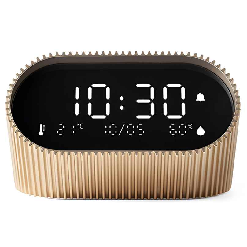 Lexon LR155VG3 Digitalwecker Ray Clock Goldfarben 3660491209138
