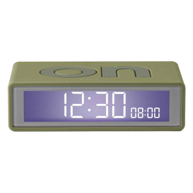 Lexon LR151K9 Alarm Clock Flip+ Travel Khaki 3660491200517