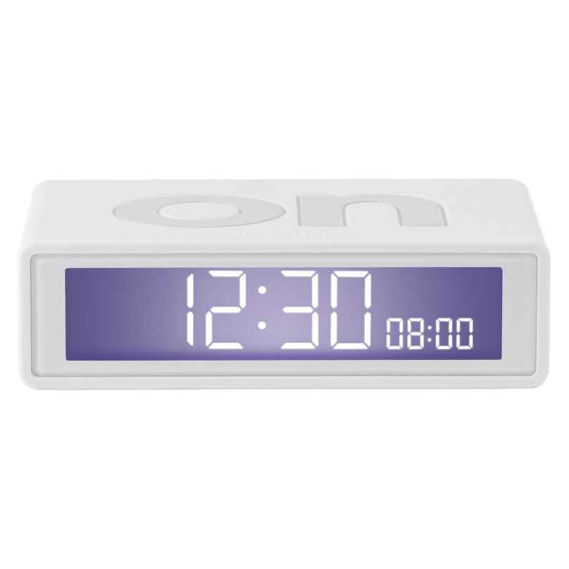 Lexon LR151W9 Alarm Clock Flip+ Travel White 3660491200548