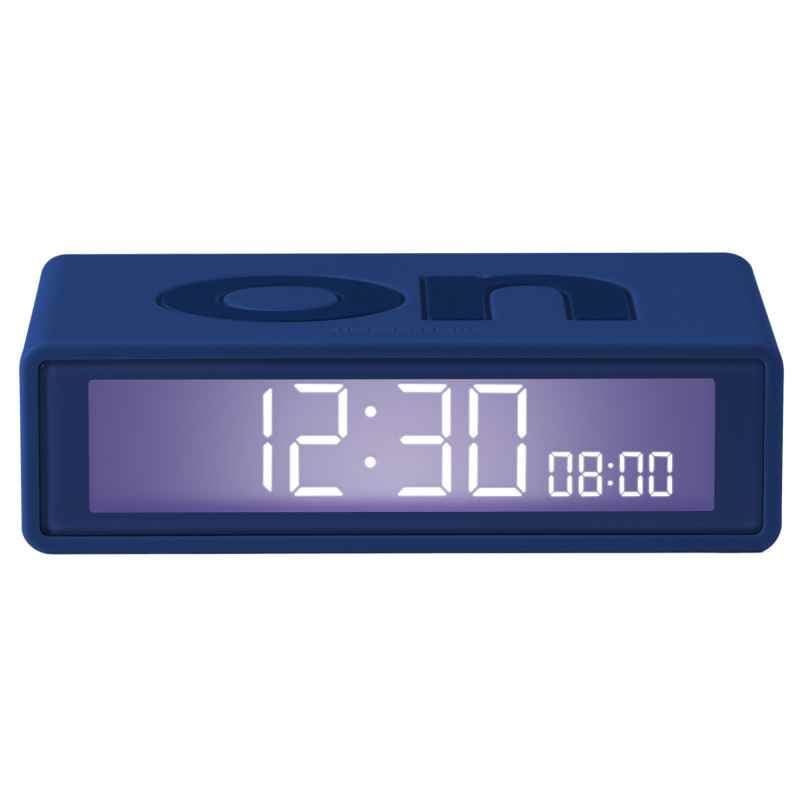 Lexon LR151DB9 Alarm Clock Flip+ Travel Dark Blue 3660491201361