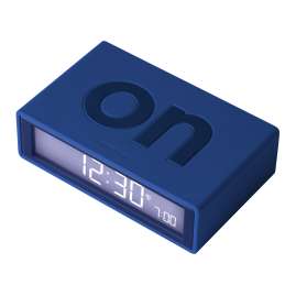 Lexon LR150DB9 Radio-Controlled Alarm Clock Flip+ Dark Blue